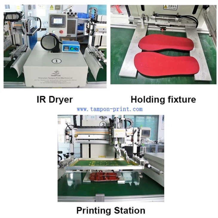 4 Color Screen Print Station For Flip Flops